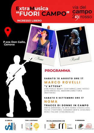“extra musica – fuori campo la canzone d’autore torna a risuonare in piazza don gallo!